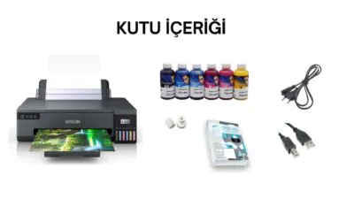 Epson L18050 6 Renkli A3 Tanklı Sublimasyon Mürekkepli Yazıcı