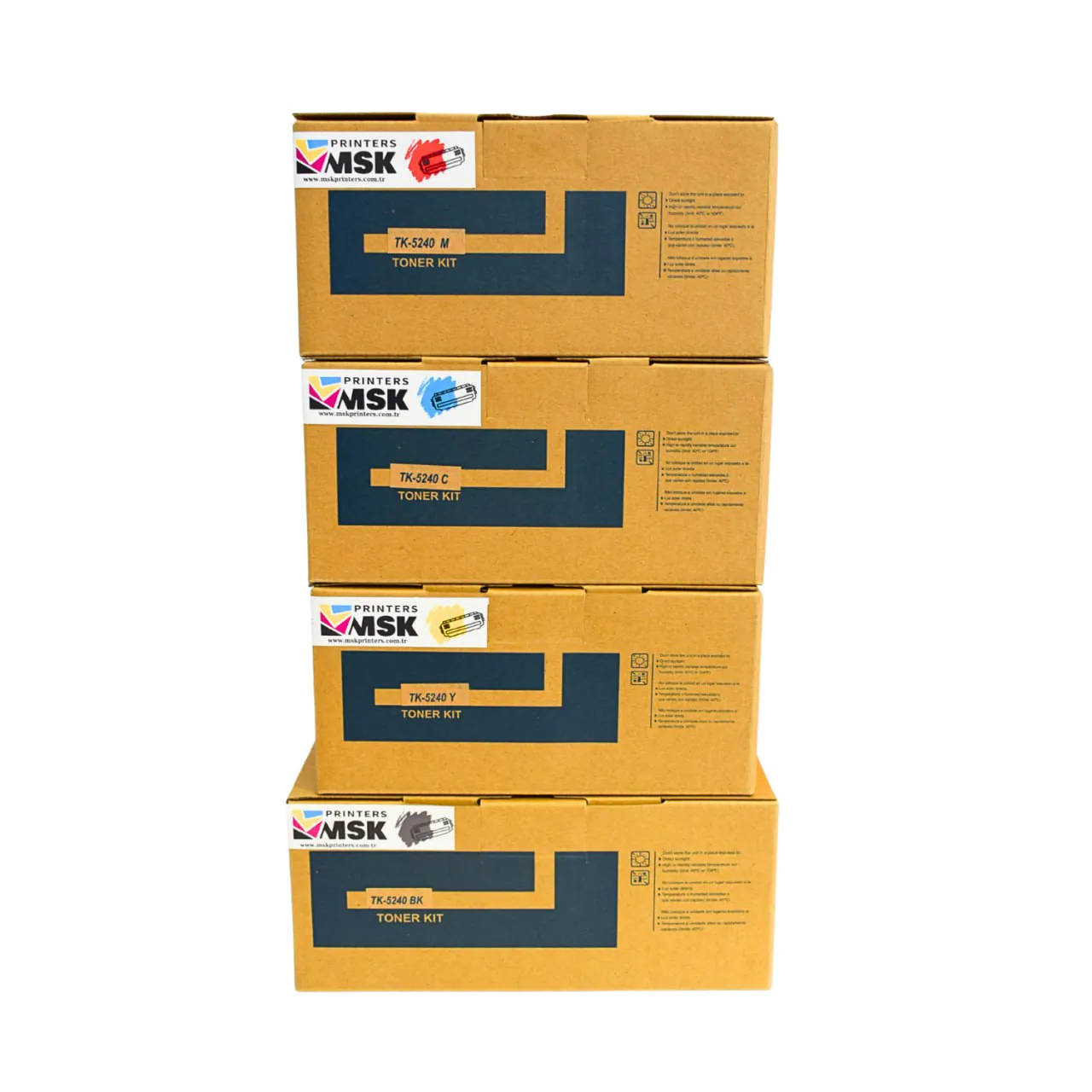 Kyocera Mita TK-5240 Uyumlu Toner Seti (Tüm Renkler)