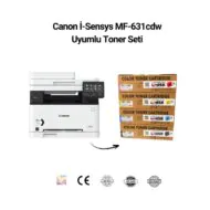Canon İ-Sensys MF-631cdw Uyumlu Toner Seti
