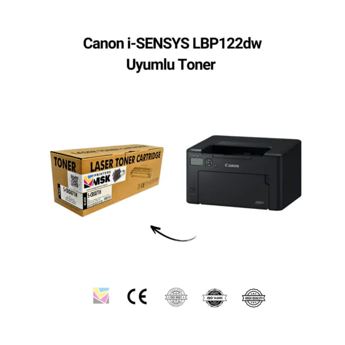 Canon i-SENSYS LBP122dw Uyumlu Siyah Toner