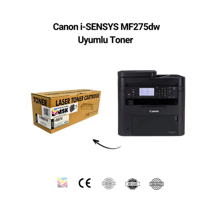 Canon i-SENSYS MF275dw Uyumlu Siyah Toner